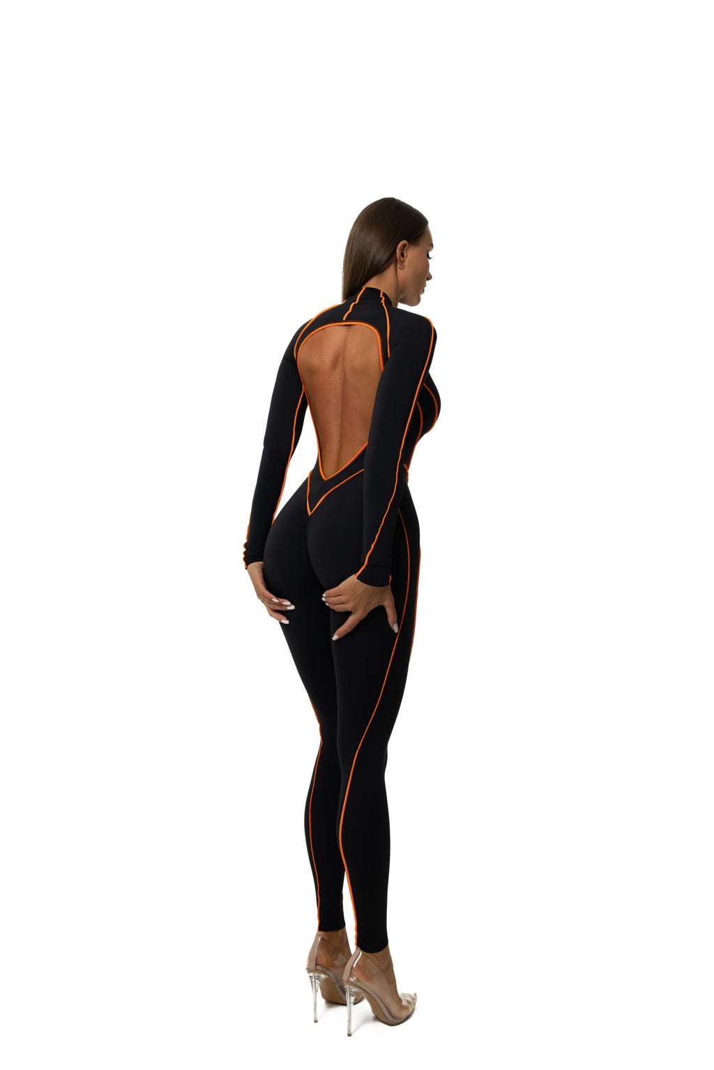 Neon Ember Overalls Long