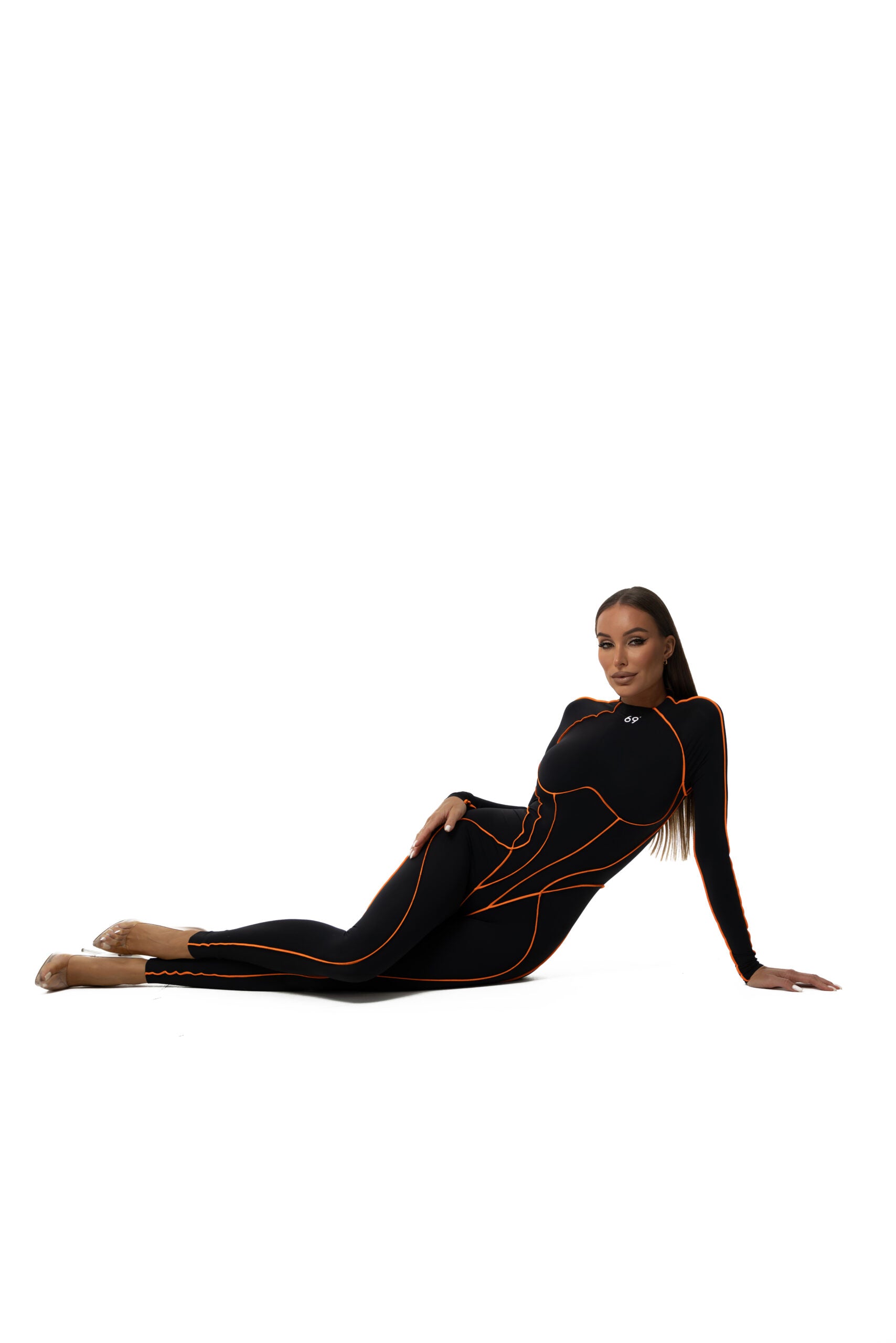 Neon Ember Overalls Long