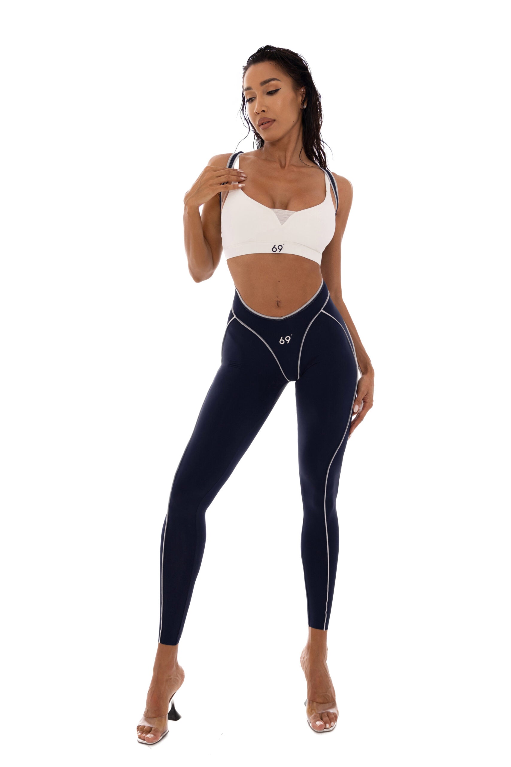 Navy Desert Leggings