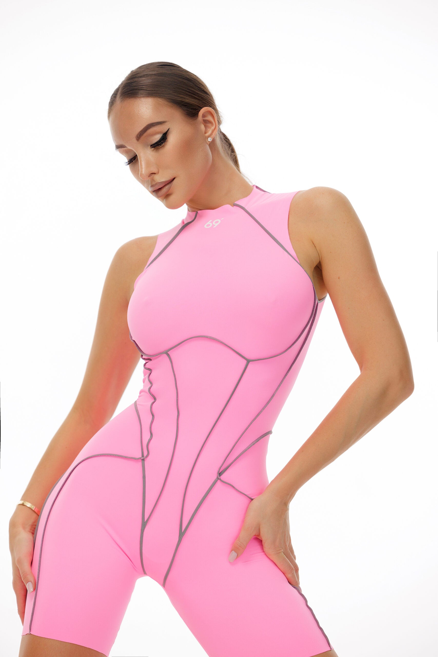 Cotton Candy Overalls Short