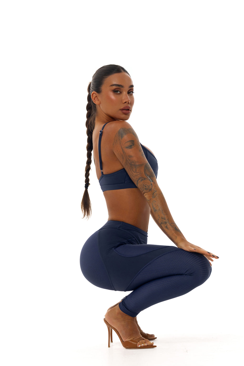 Navy Sculpt Leggings