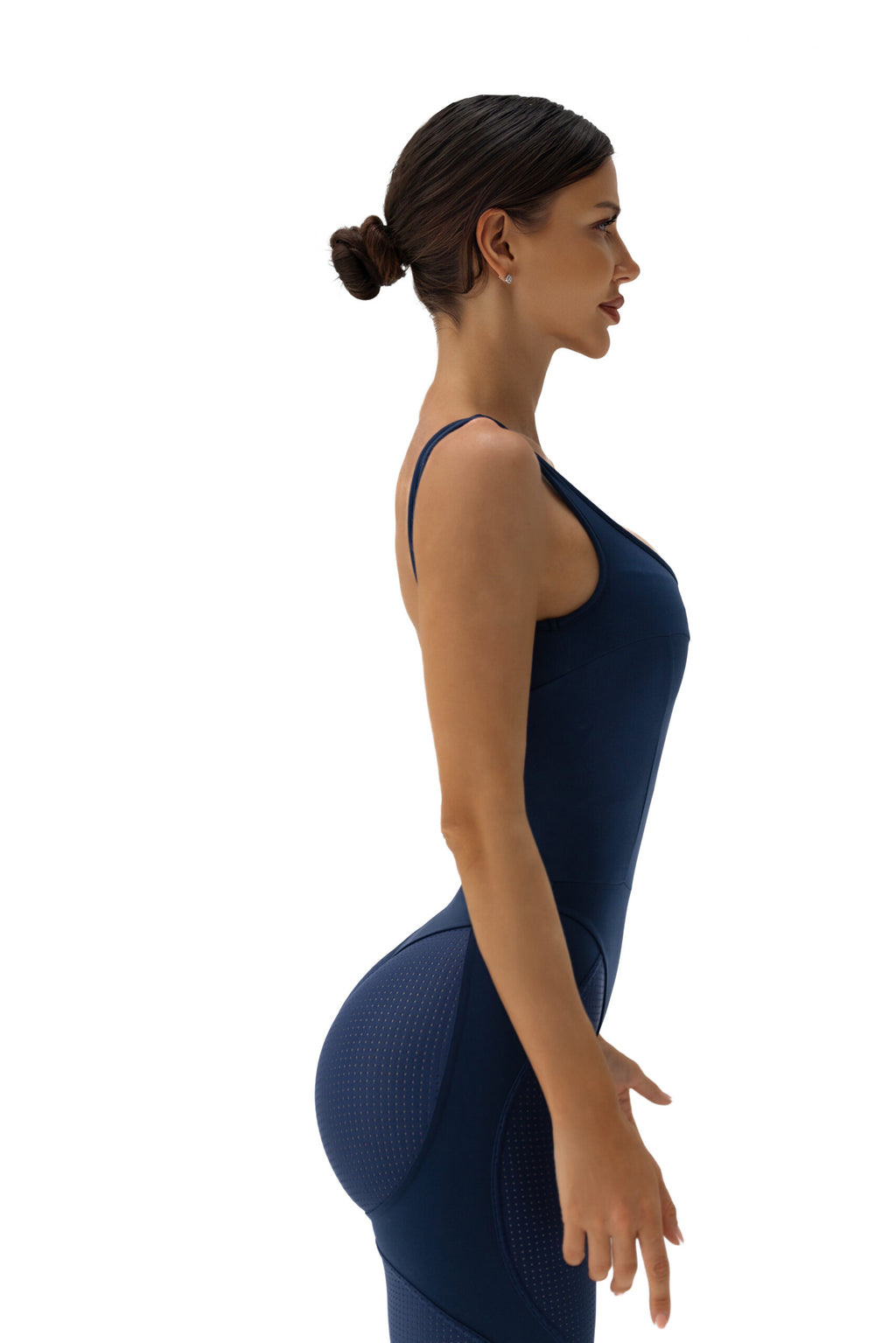 Navy Sculpt Overalls