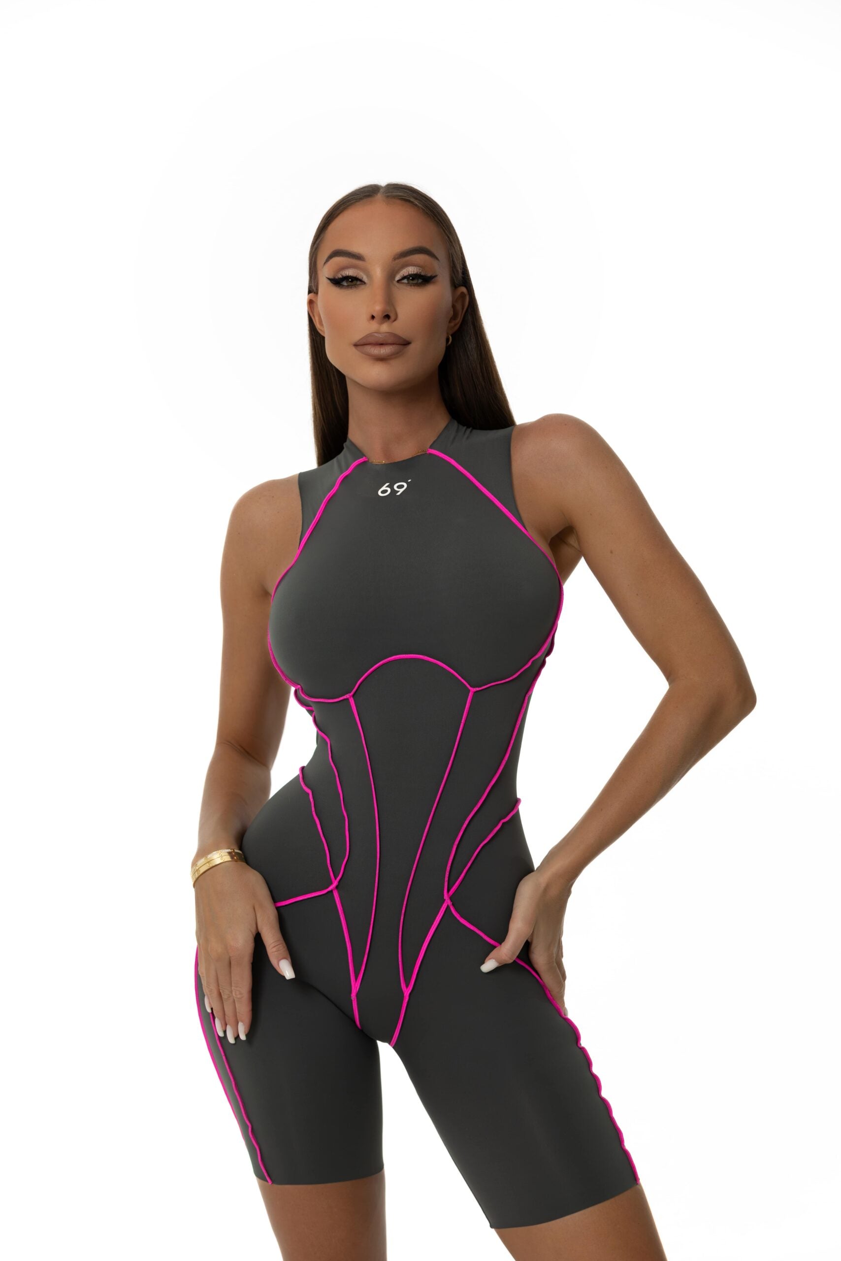 Midnight Pink Overalls