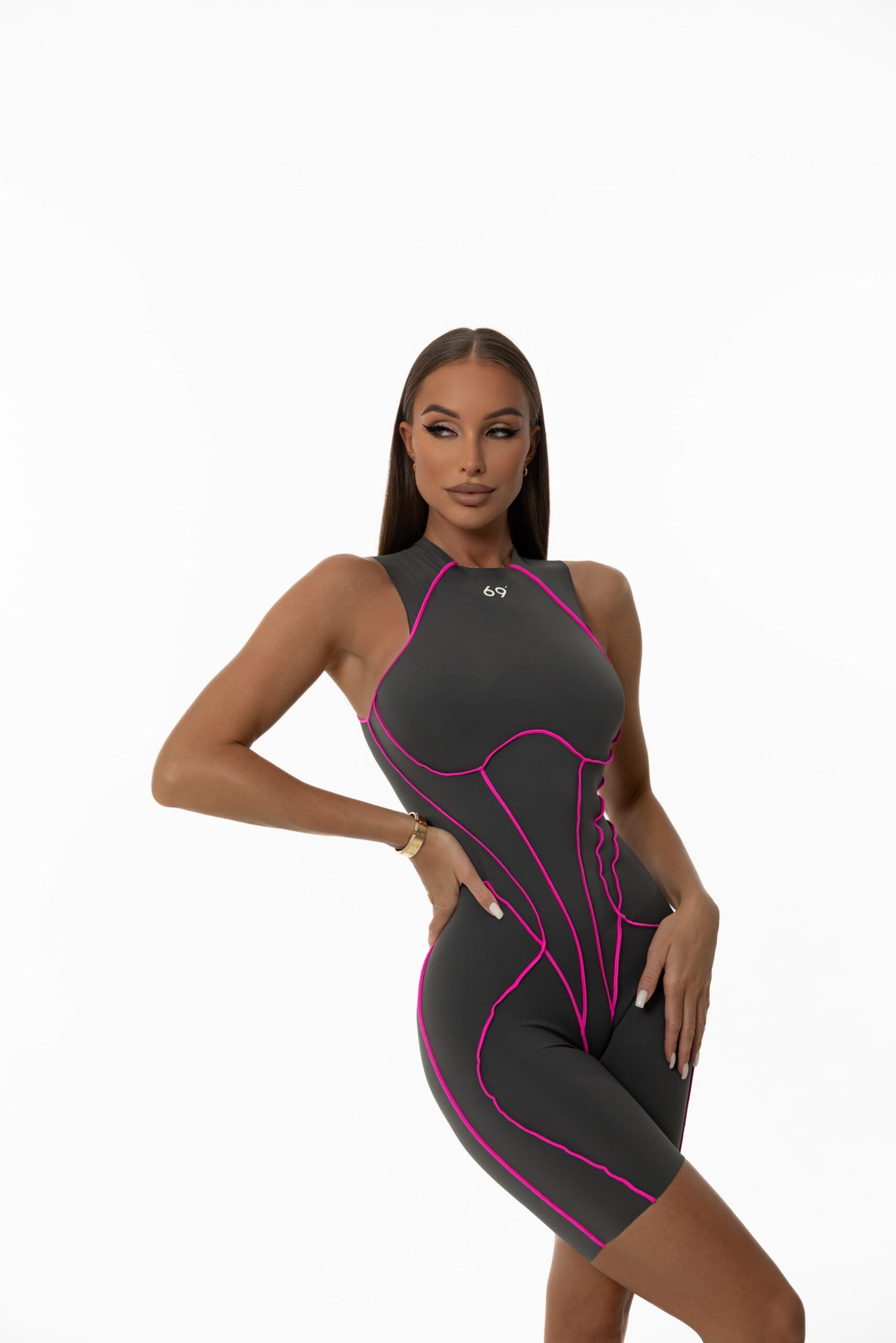 Midnight Pink Overalls