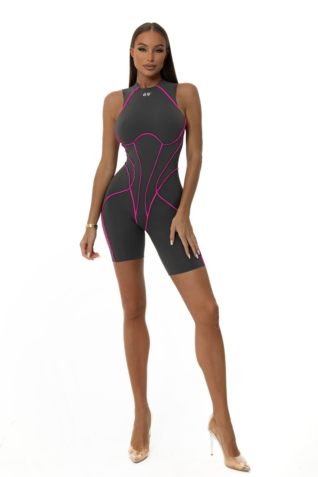 Midnight Pink Overalls