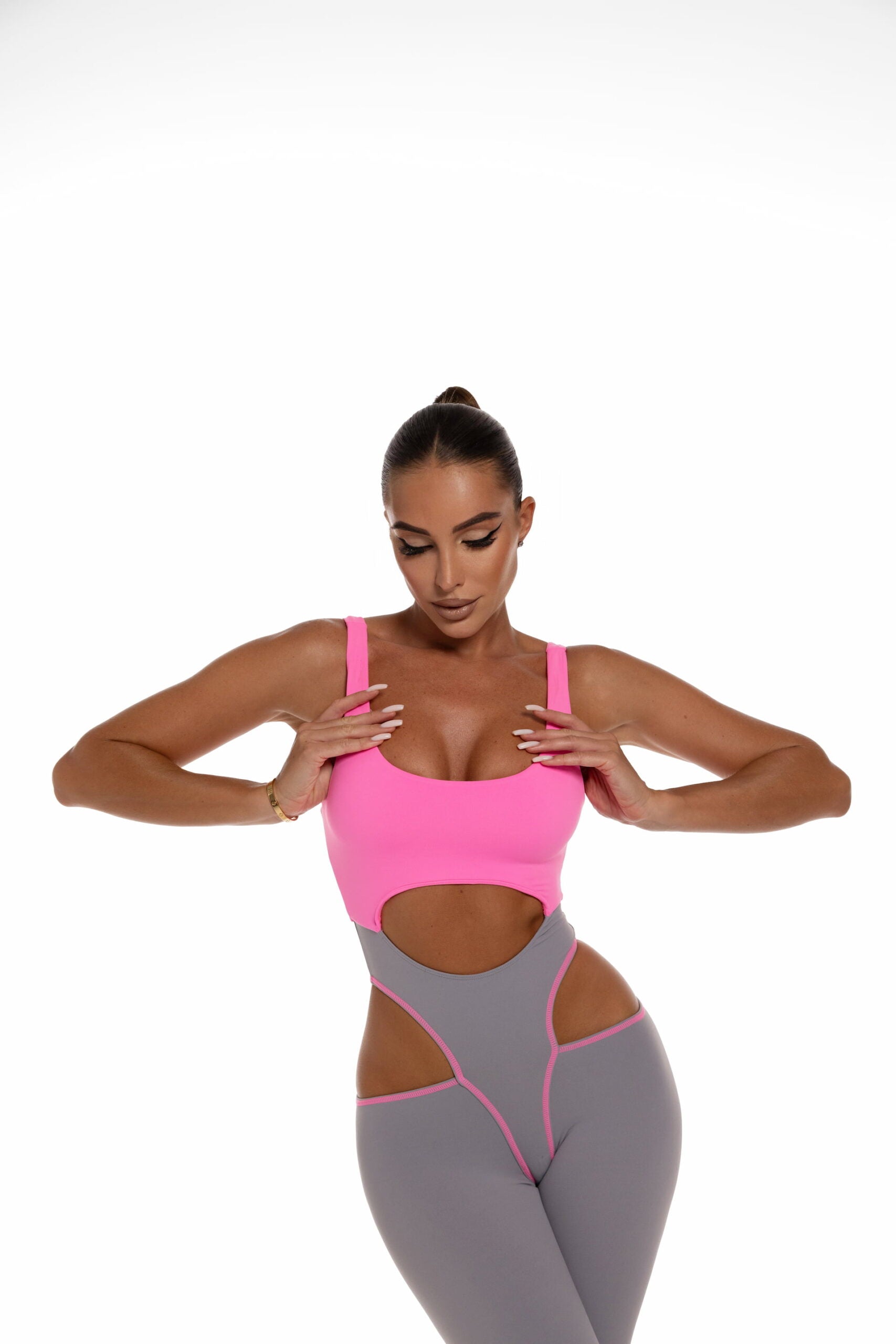 Pink Ombre Overalls