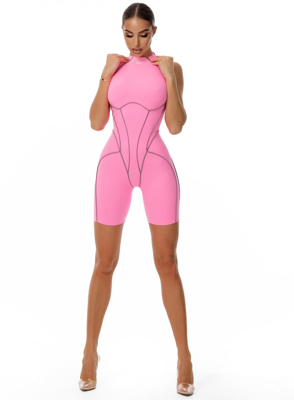 Cotton Candy Overalls Short