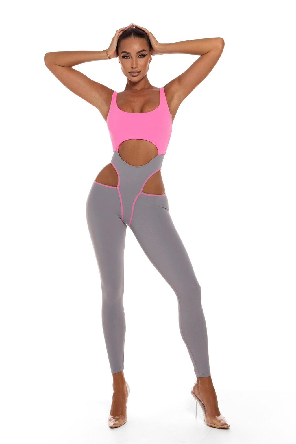 Pink Ombre Overalls