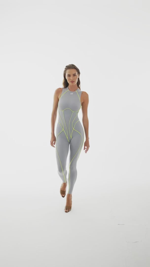 Neon Haze Overalls Long