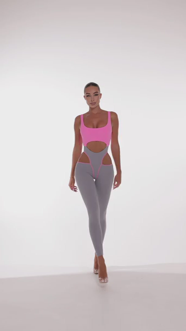 Pink Ombre Overalls
